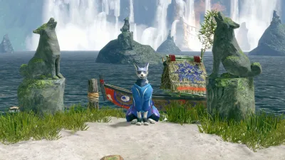 Многослойные доспехи для Паламута "C Цветочная юката" — скриншот 6