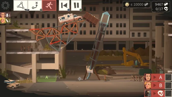 Bridge Constructor: The Walking Dead — скриншот 3