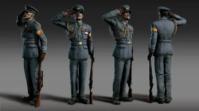 Zombie Army 4: Zombie Gentleman Dress Uniform Character — скриншот 1