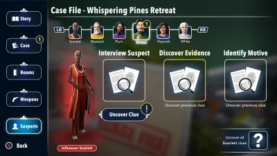 Cluedo: Whispering Pines Retreat Crime Scene Bundle — скриншот 6