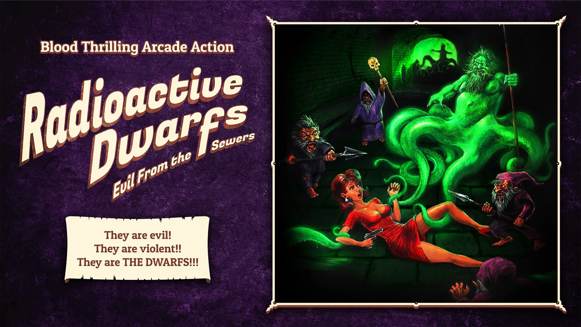 Radioactive Dwarfs: Evil From the Sewers — трейлер