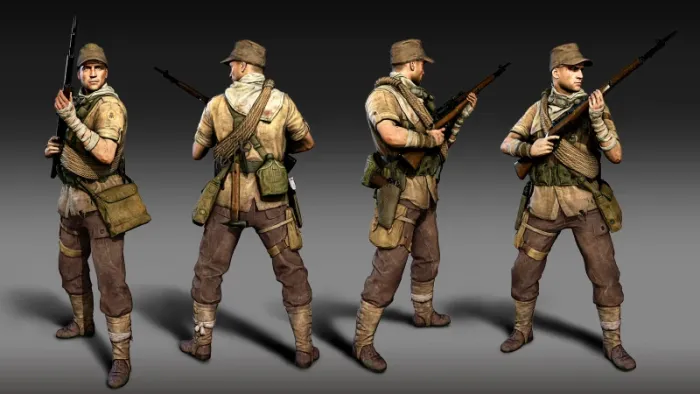 Zombie Army 4: Afrika Karl Outfit — скриншот 5