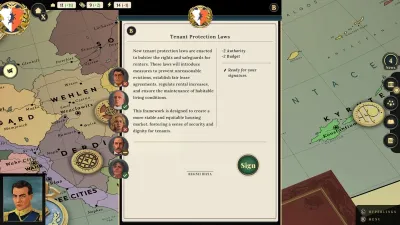 Suzerain: Kingdom of Rizia — скриншот 3
