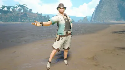 Элемент многослойных доспехов для охотника «Летние браслеты» — скриншот 4