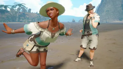 Элемент многослойных доспехов для охотника «Летние браслеты» — скриншот 6