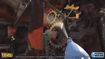 Особый набор "Назад в будущее" для PowerWash Simulator — скриншот 2