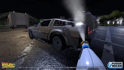 Особый набор "Назад в будущее" для PowerWash Simulator — скриншот 4