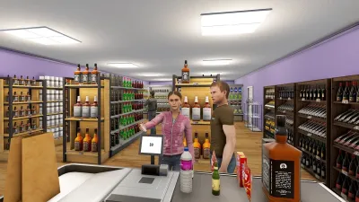 Liquor Store Simulator & Bum Simulator — скриншот 1