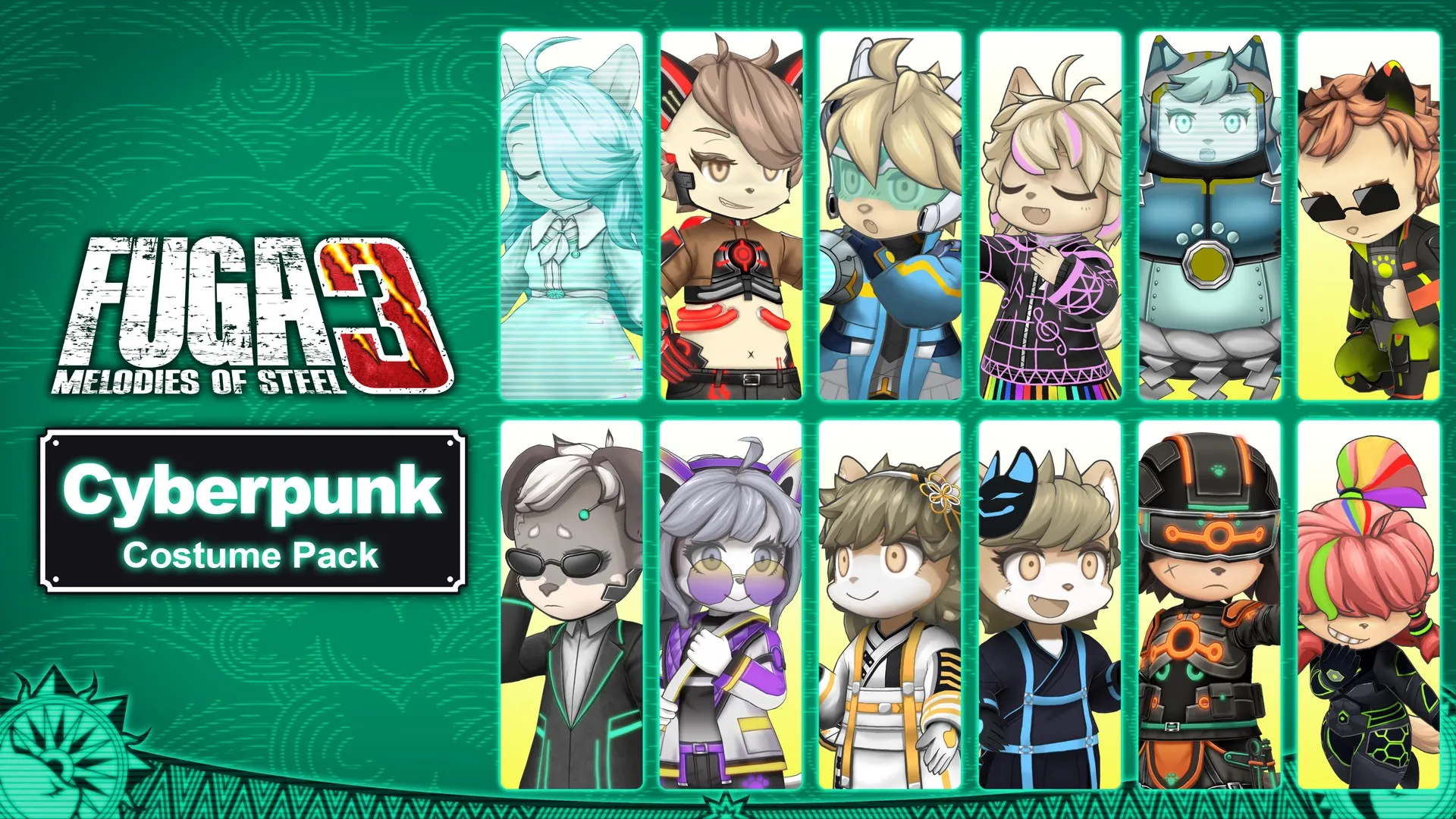 Fuga: Melodies of Steel 3: Набор костюмов «Киберпанк» — трейлер