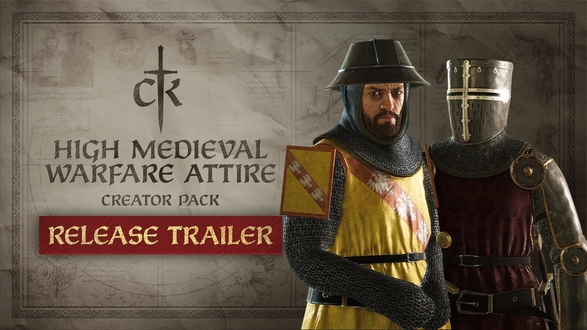 Crusader Kings III Creator Pack: High Medieval Warfare Attire — трейлер