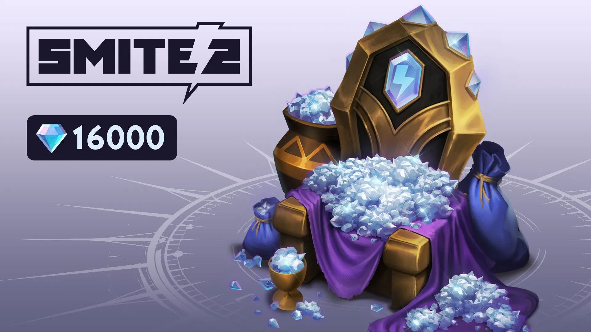 SMITE 2 - 16 000 алмазов