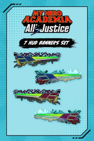 MY HERO ACADEMIA: All’s Justice - 7 HUD Banners Set