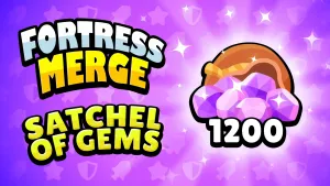 Fortress Merge: Satchel of Gems - 1200