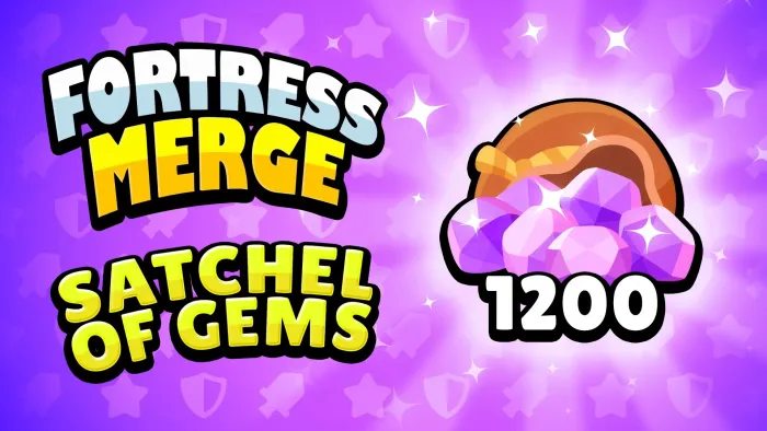 Fortress Merge: Satchel of Gems - 1200 — скриншот 1