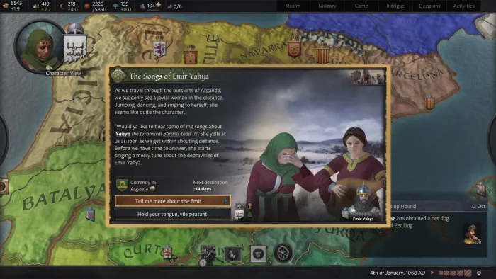 Crusader Kings III: Wandering Nobles — скриншот 3