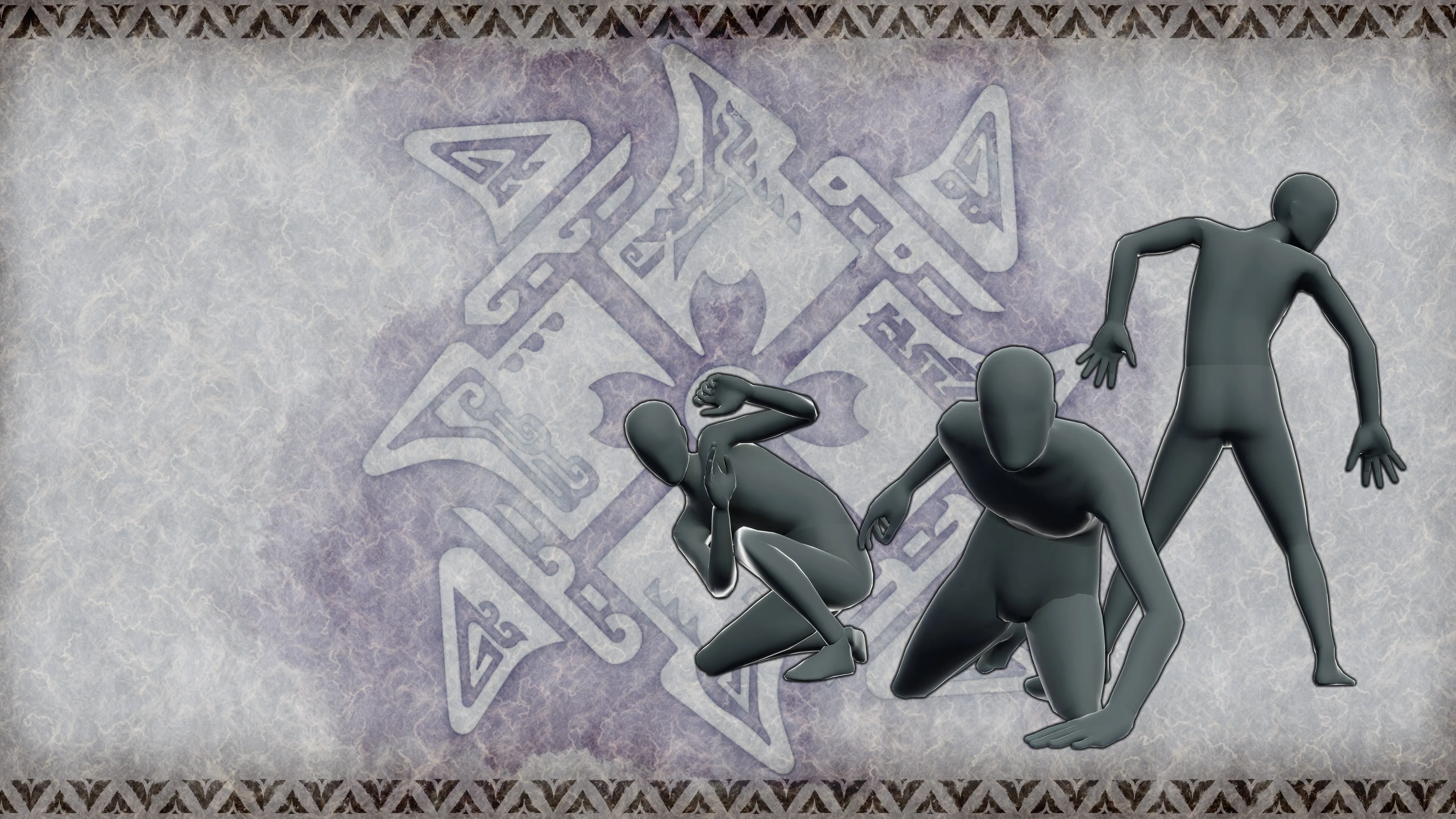 Набор поз "Прячься!"