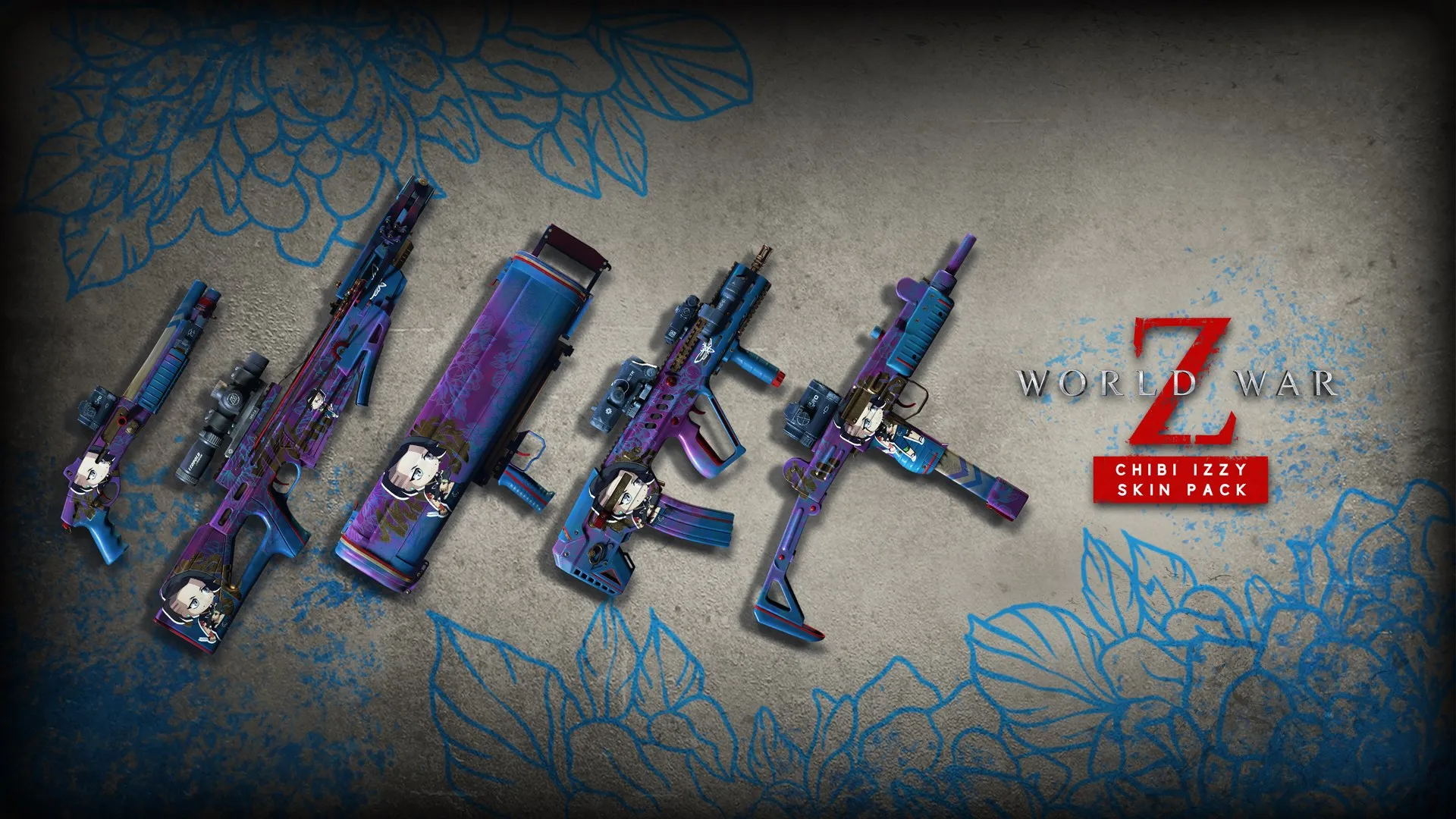 World War Z - Chibi Izzy Skin Pack