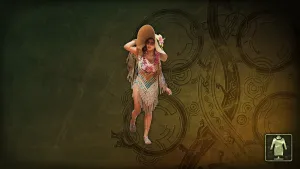 Костюм Альмы: летнее пончо