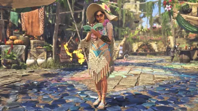 Костюм Альмы: летнее пончо — скриншот 3