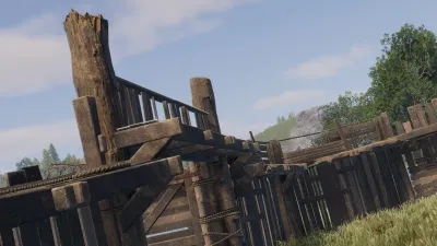 Rust Console Edition X|S - Legacy Wood Gate And Wall Pack — скриншот 2