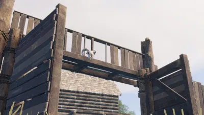 Rust Console Edition X|S - Legacy Wood Gate And Wall Pack — скриншот 3