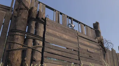 Rust Console Edition X|S - Legacy Wood Gate And Wall Pack — скриншот 5