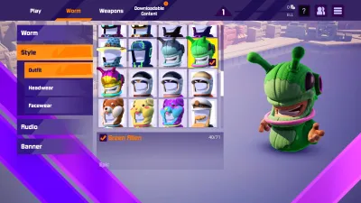 Worms Rumble - Spaceworm and Alien Double Pack — скриншот 2