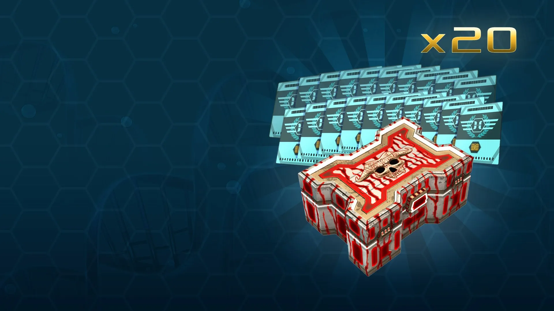 Ящик с аксессуарами Horzine | тип 11: золот. наб.