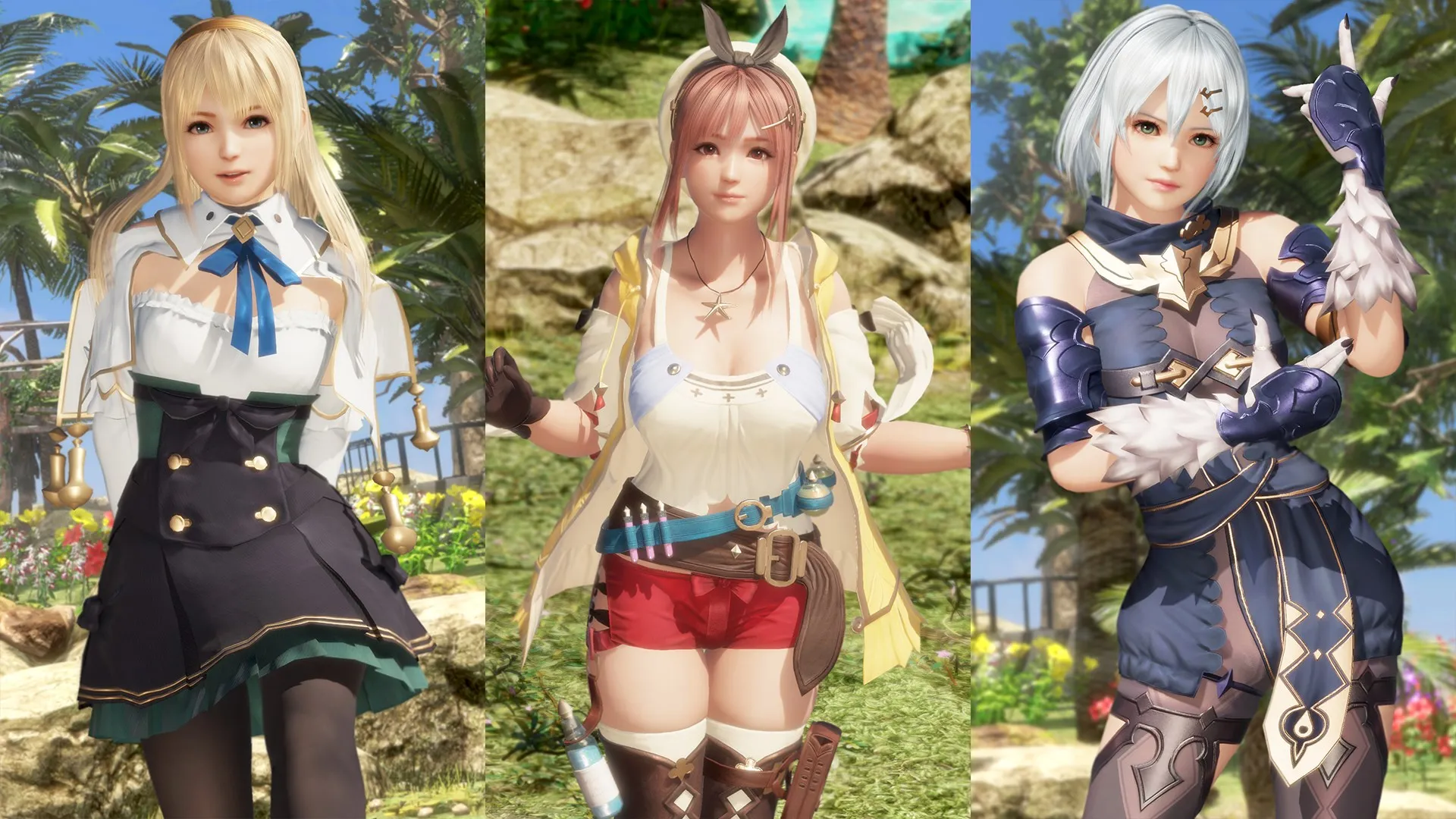 Набор совместных костюмов DOA6 и Atelier Ryza