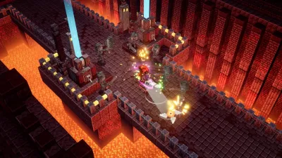 «Minecraft Dungeons: Пламя Нижнего мира» для Windows — скриншот 3