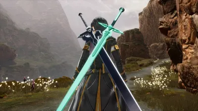 SWORD ART ONLINE Last Recollection - Black Swordsman Swords Skins Set — скриншот 2