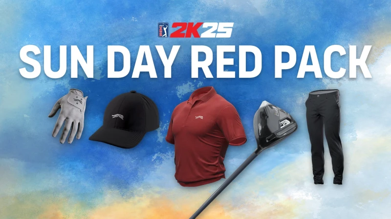 Набор PGA TOUR 2K25 Sun Day Red Pack