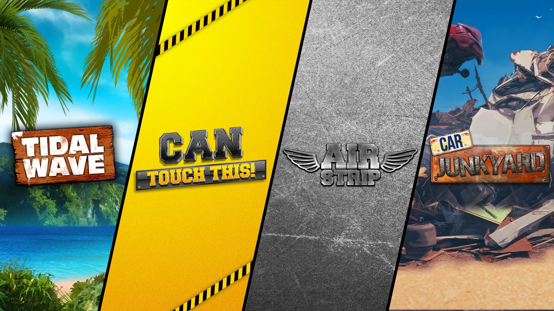 AirStrip DLC + Can Touch This DLC+ Tidal Wave DLC + Junkyard DLC Bundle