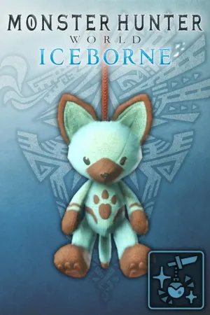 Кулон: мятный плюшевый котт