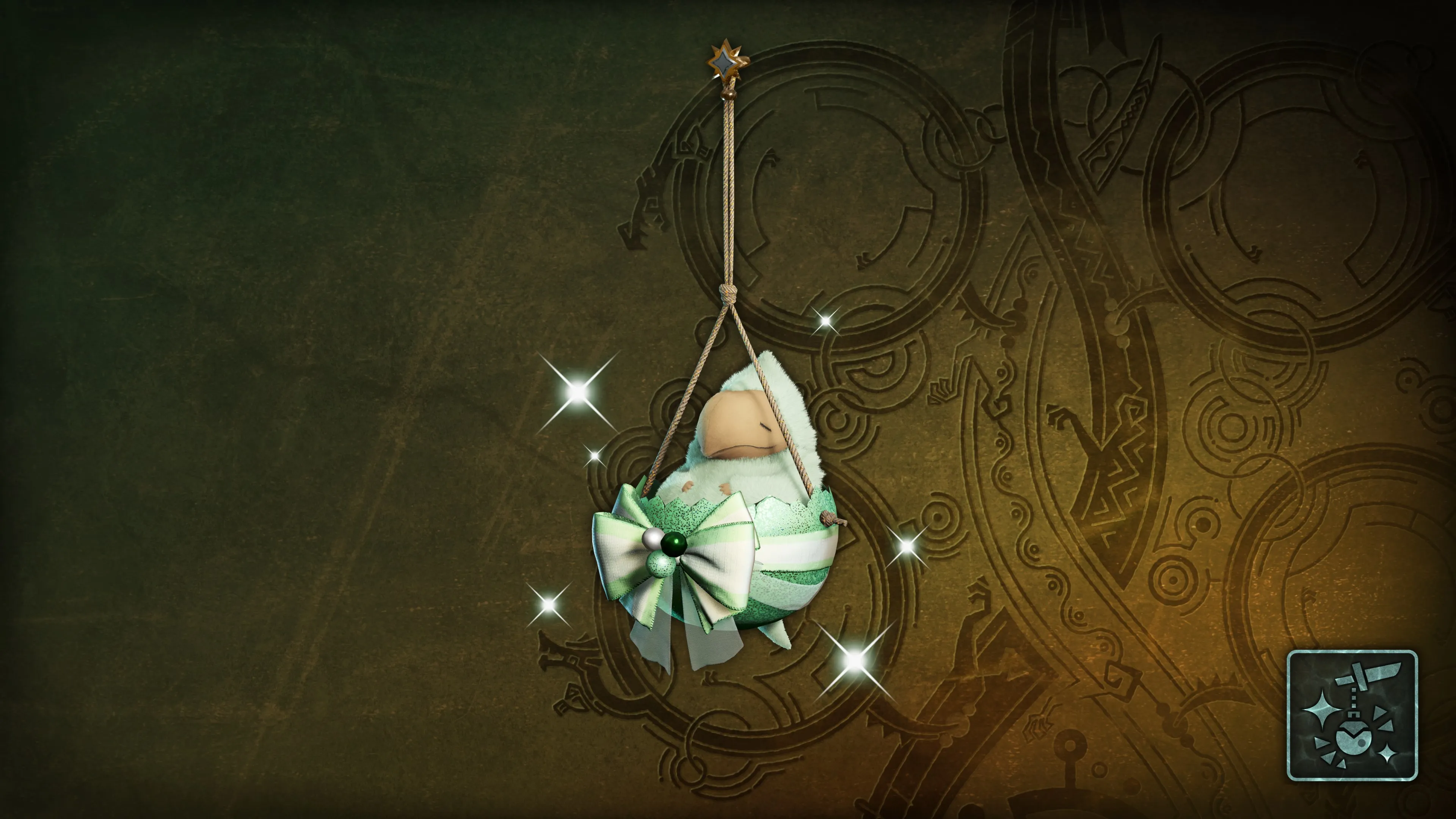 Подвеска: зелёная колыбель