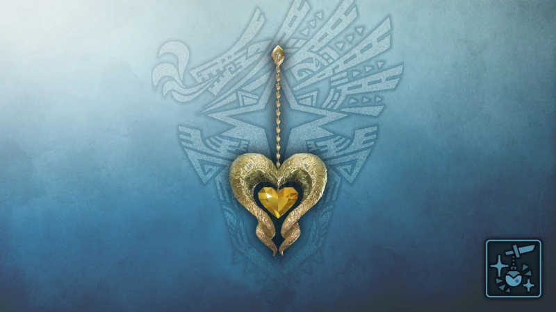 Кулон: топазовое сердце кулве