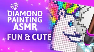 Diamond Painting ASMR: Fun & Cute