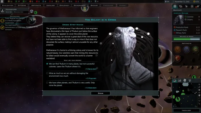 Galactic Civilizations III - Worlds in Crisis — скриншот 5