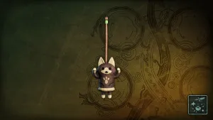 Подвеска: танцующий чёрный кот