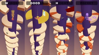 Helix Jump: Letter Madness DLC — скриншот 4