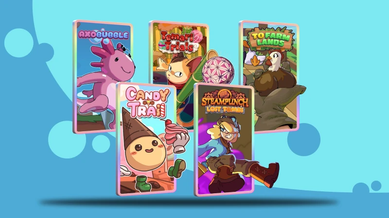 Candy Temari Steampunch 2 Farm Lands Axobubble (Bundle)