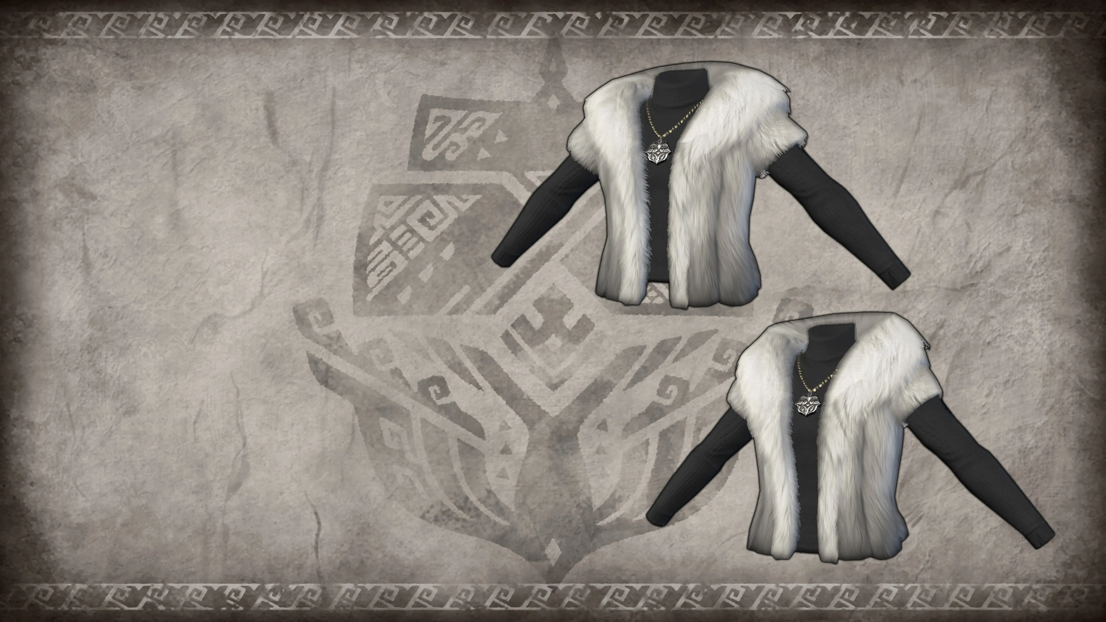 Элемент многослойных доспехов для охотника «Пушистый плащ»