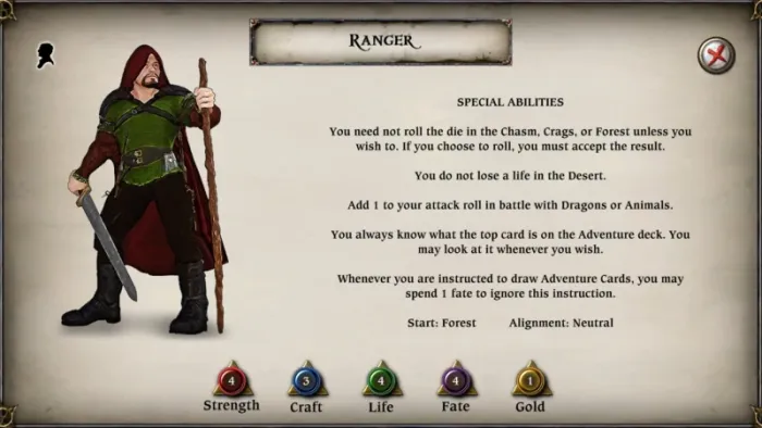 Talisman: Digital Edition - The Ranger Character Pack — скриншот 1