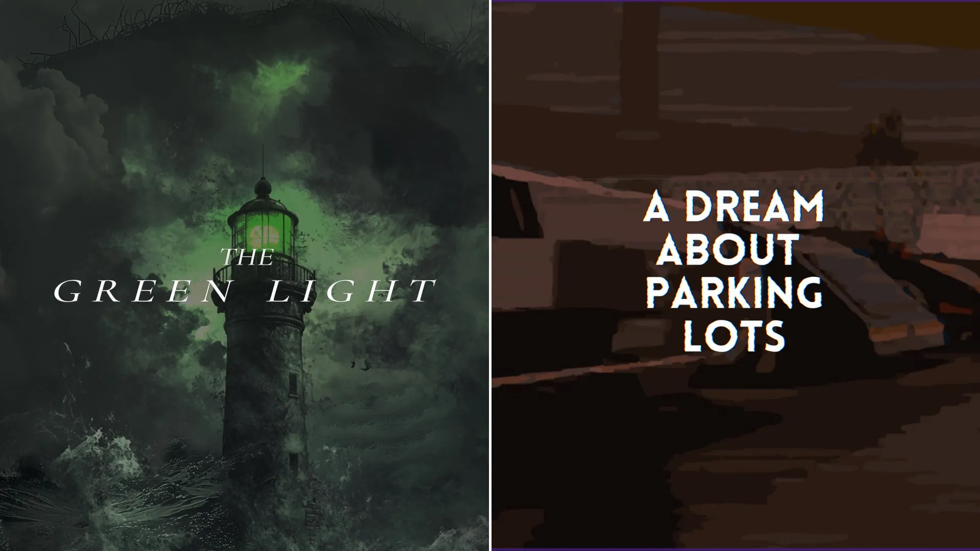 The Green Light + A Dream About Parking Lots