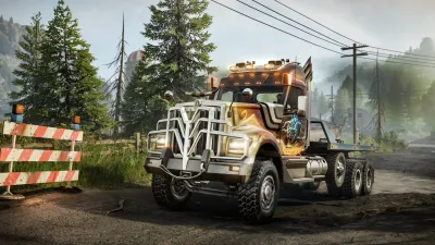 SnowRunner - Kenworth W990 — скриншот 3