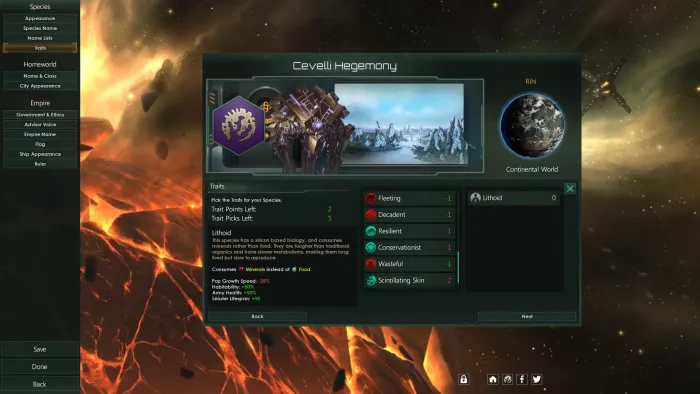 Stellaris: Lithoids Species Pack — скриншот 4