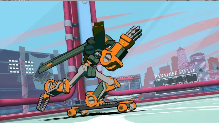 Insectoid Loneriding Mechranger Outfit For Switch — скриншот 3
