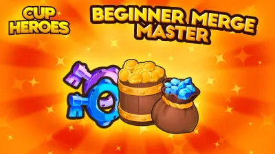Cup Heroes - Beginner Merge Master — скриншот 1