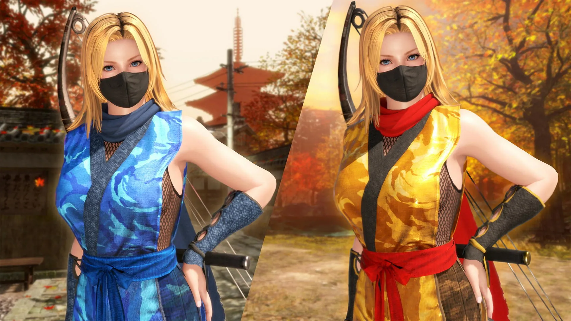 Костюм могучей ниндзя для DOA6 — Тина