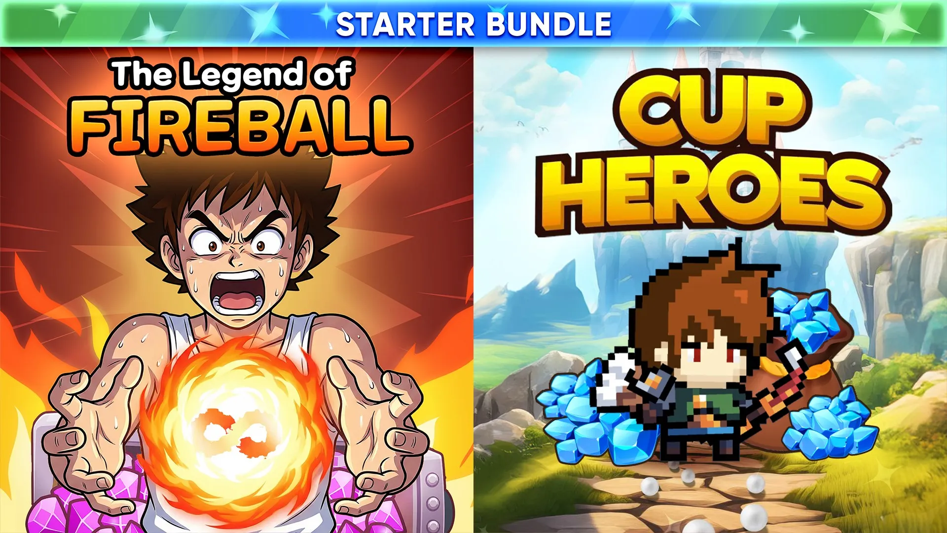 The Legend Of Fireball & Cup Heroes: Starter Bundle